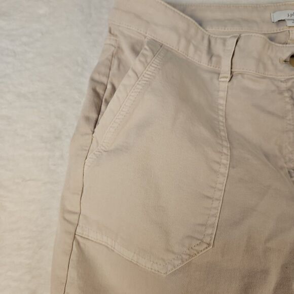 J. Jill Khaki Sz 14 Tall Stretch Casual Mid Rise‎ Flat Front Straight Leg Pants - Picture 3 of 12